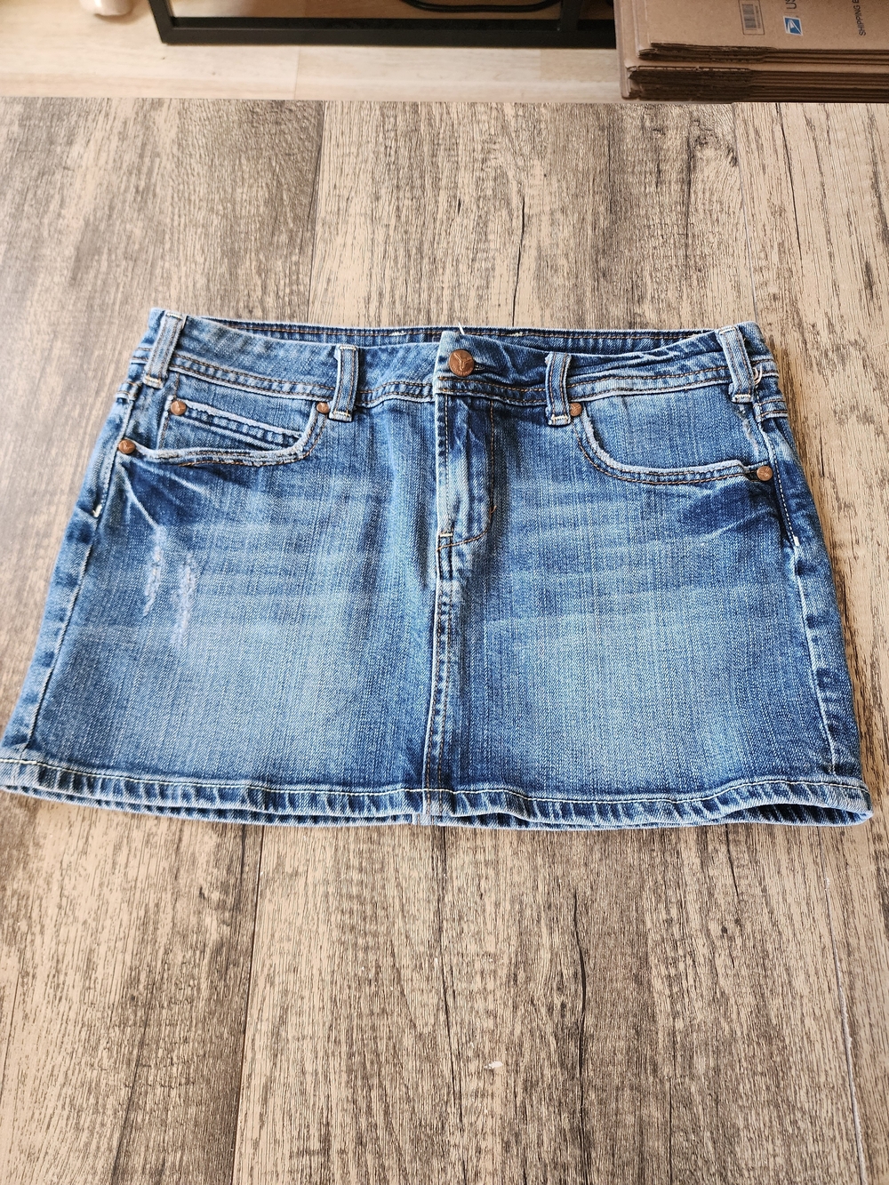 Vigoss Studio Y2K Denim Micro Mini Skirt Juniors 9/10